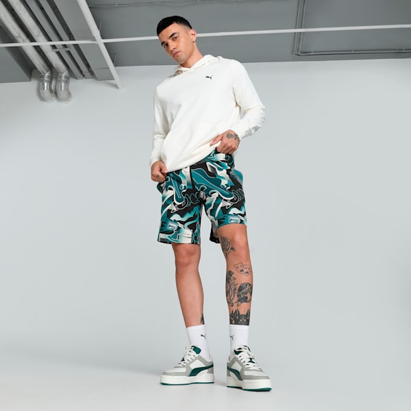 BRAND LOVE Men's Printed 8" Shorts, PUMA Black, extralarge-IND